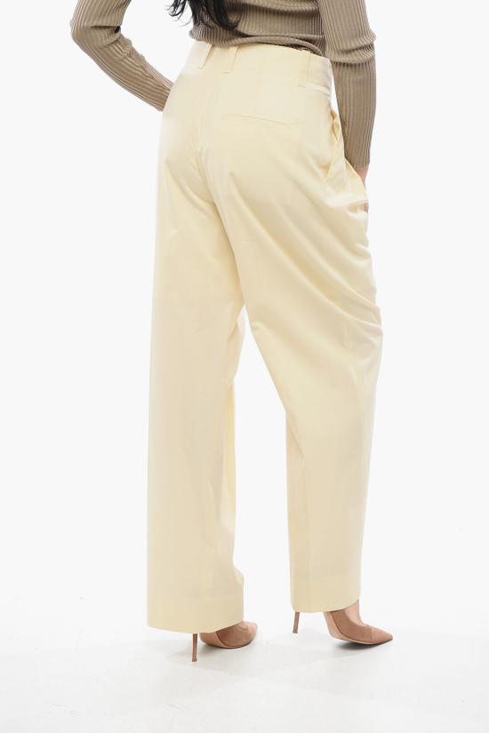  보테가베네타 스트레이트 팬츠 793118V3YS0 7098 Beige - BOTTEGA VENETA