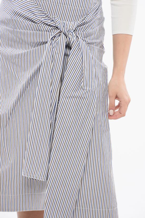  보테가베네타 롱 스커트 786369V3ZC04012 Blue - BOTTEGA VENETA