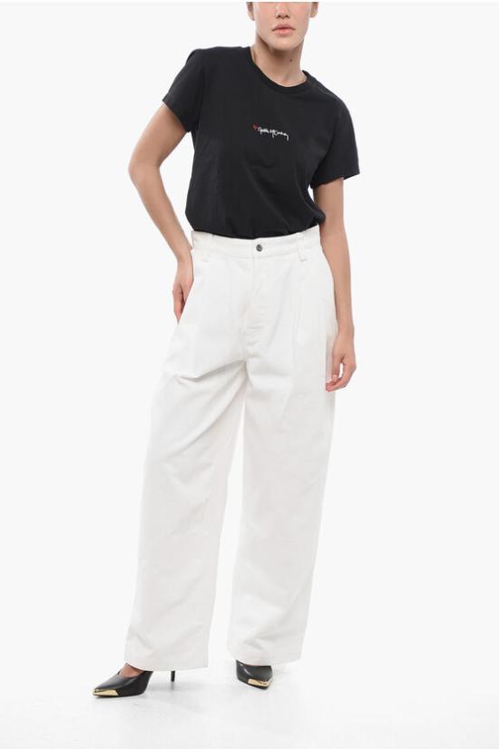  보테가베네타 데님 팬츠 771872 V1WC0 9000 White - BOTTEGA VENETA