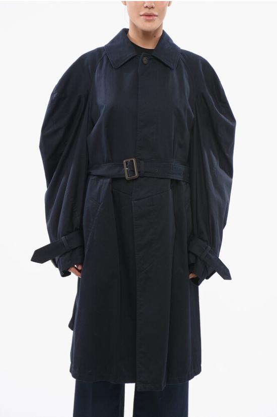  발렌시아가 코트 704550 TBP01 4063 Blue