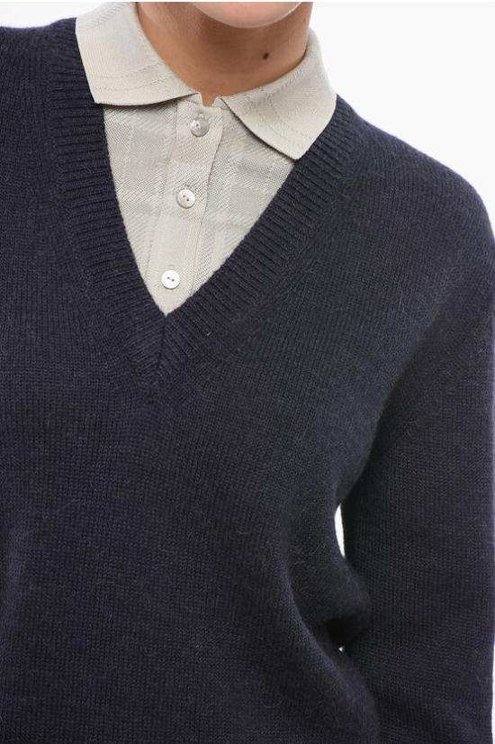  로에베 스웨터 S540Y14KEQ 0 NAVY GREY Blue - LOEWE