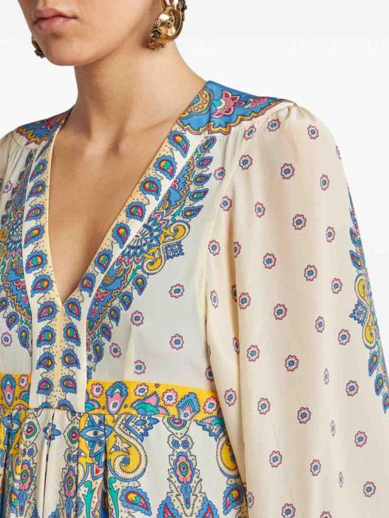  에트로 롱 원피스 WRHA018099SP1B5X0800 White - ETRO