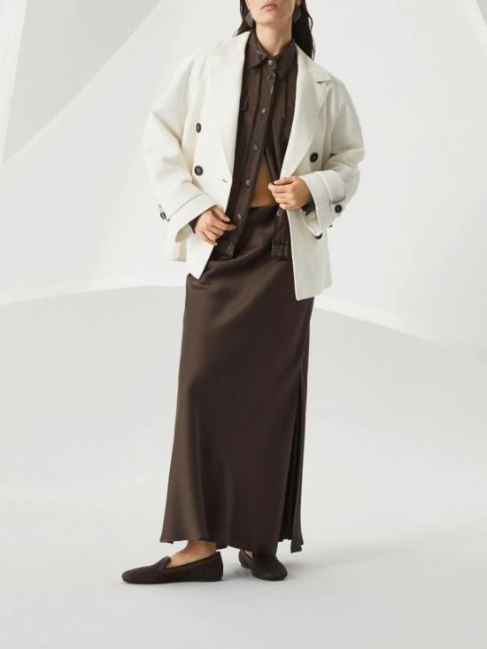  브루넬로 쿠치넬리 의류 MH5347892C9002 White - BRUNELLO CUCINELLI