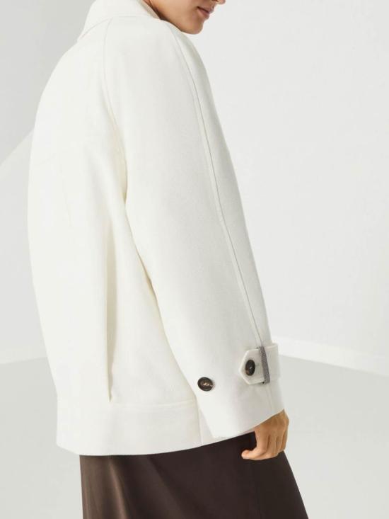  브루넬로 쿠치넬리 의류 MH5347892C9002 White - BRUNELLO CUCINELLI