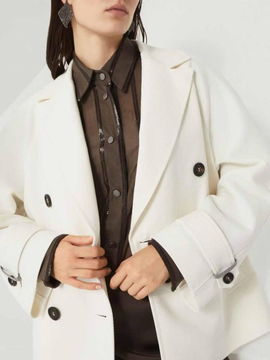  브루넬로 쿠치넬리 의류 MH5347892C9002 White - BRUNELLO CUCINELLI