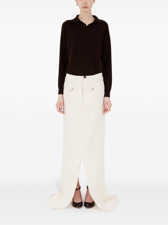  마르지엘라 롱 스커트 S51MI0004M35261103 White - MAISON MARGIELA