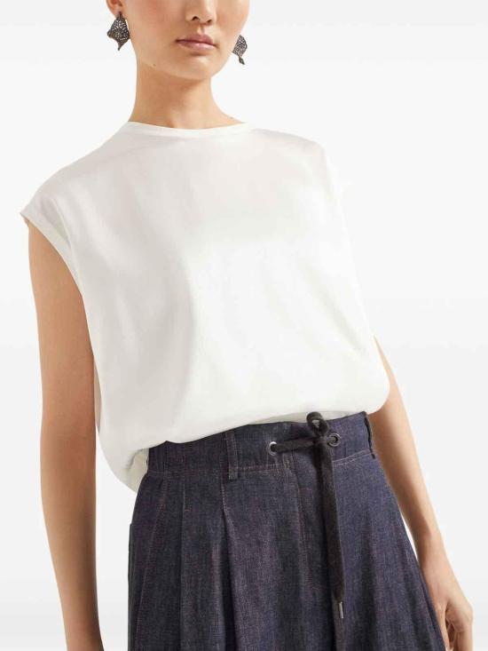  브루넬로 쿠치넬리 의류 M0C59EH500C600 White - BRUNELLO CUCINELLI