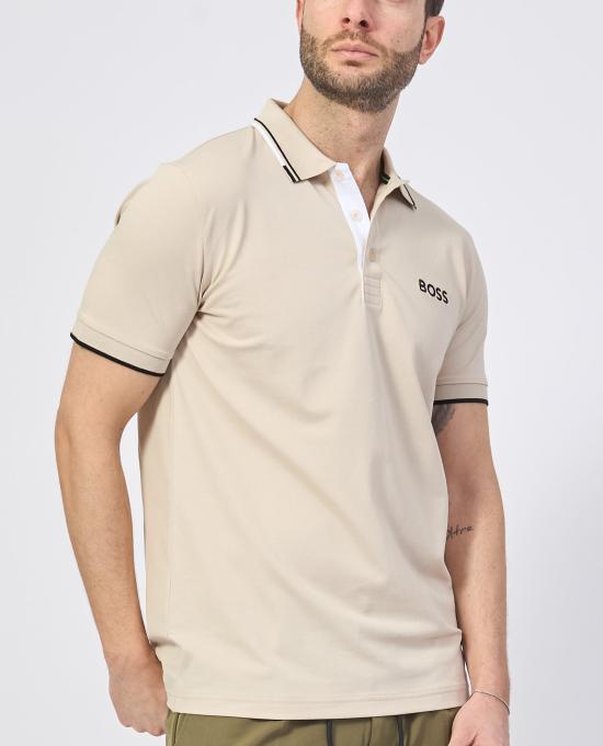 25SS 보스 폴로 티셔츠 50469102 10226584 01 284 Open beige - BOSS