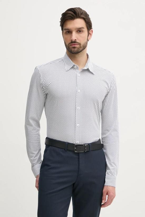 25SS 보스 긴팔 셔츠 50539457 10270930 01 404 Blue