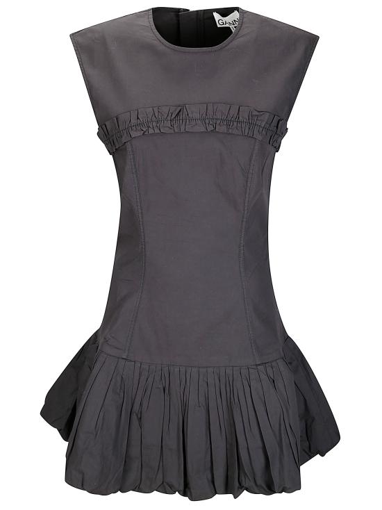 25SS 가니 숏 원피스 W0712 099 BLACK