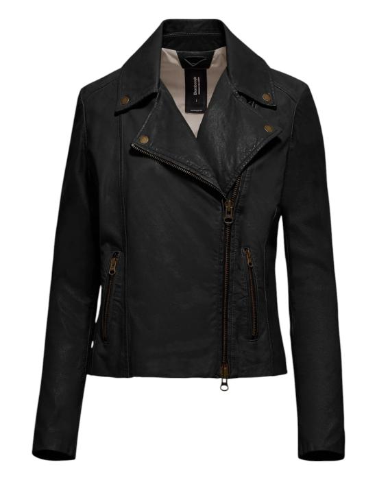 25SS 봄부기 가죽 자켓 JWTISSPLLV5 90 Black