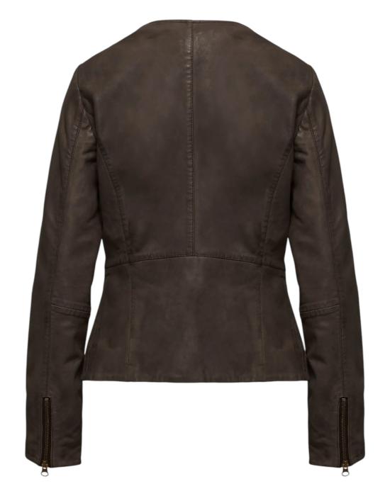 25SS 봄부기 가죽 자켓 JWARYAPLLV5 10 Brown - BOMBOOGIE