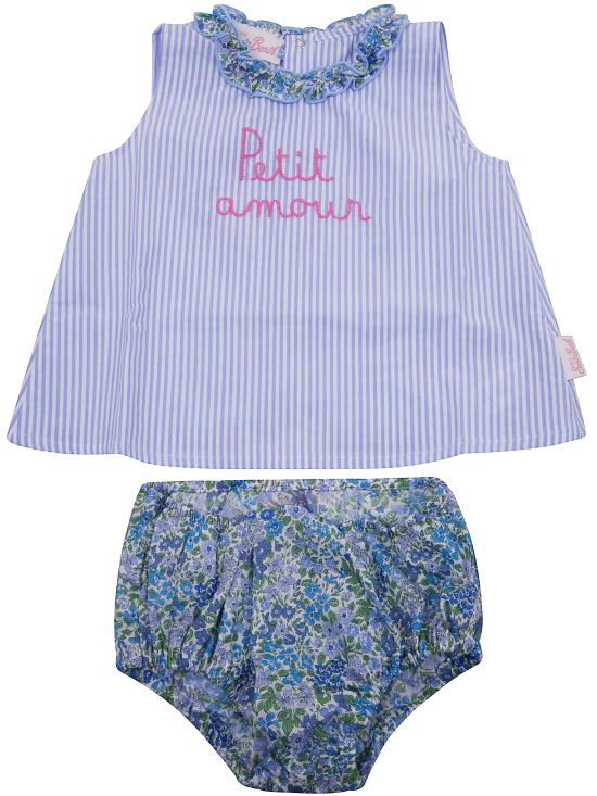 25SS [키즈] 세인트바쓰 트레이닝웨어/오버롤/세트 ABB0002 00372H 3231 JOANNA LOUISE EMBROIDERED