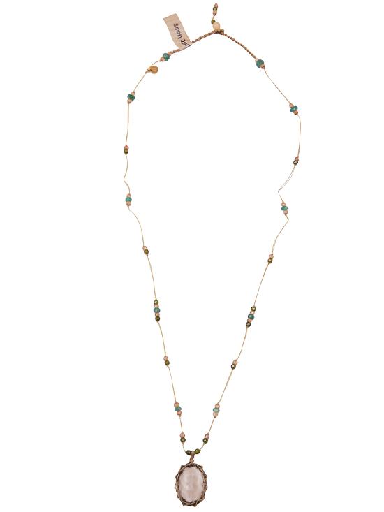 25SS SHARING 목걸이/팬던트 STIB V SMOKY QUARTZ