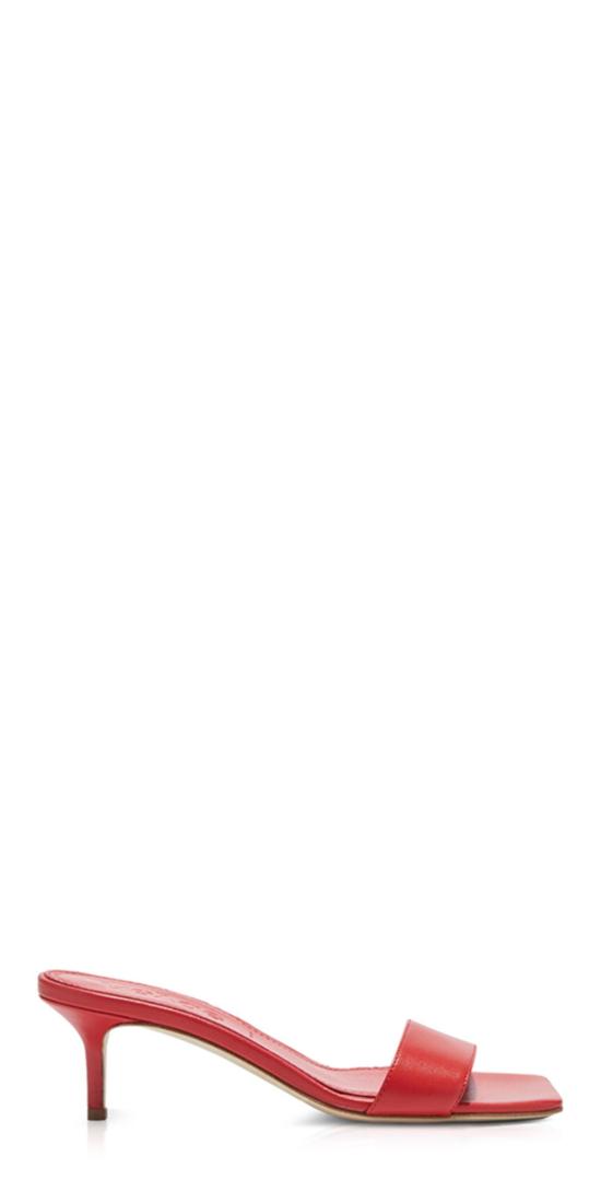  에이드 뮬/슬리퍼 Aeydē Ilvy 가죽 뮬 레드