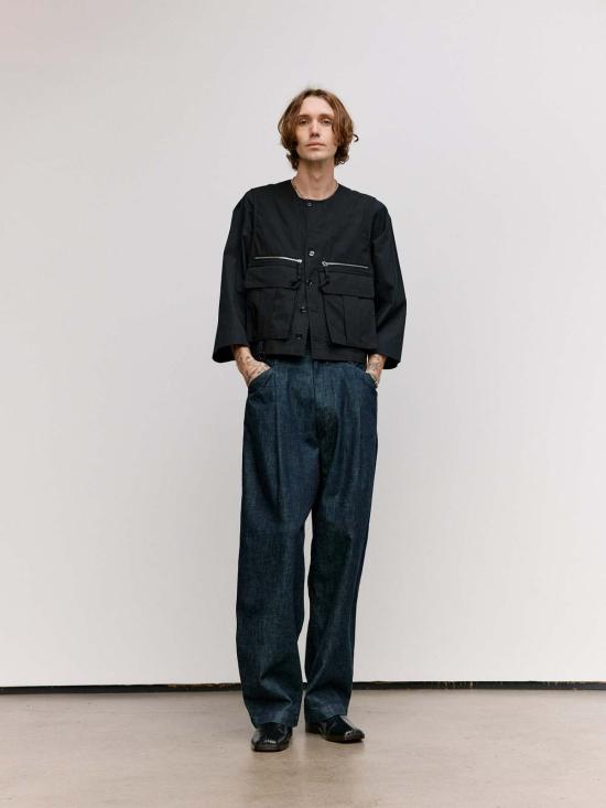  르메르 자켓 테크니컬 질레 블랙 - LEMAIRE