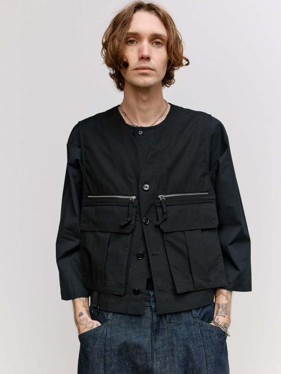  르메르 자켓 테크니컬 질레 블랙