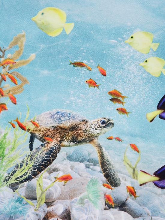 25SS [키즈] 몰로 티셔츠 1S25A201 3808 HAPPY OCEAN - MOLO