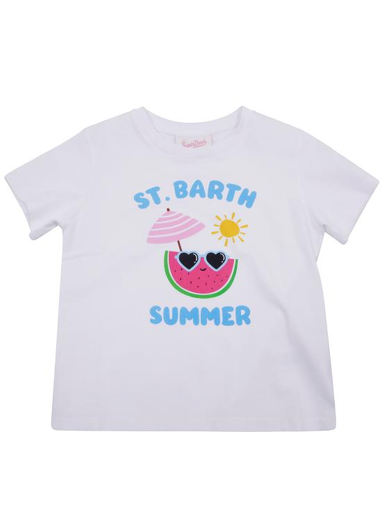 25SS [키즈] 세인트바쓰 티셔츠 ELLY001 03687H 01 WATERMELON SUMMER