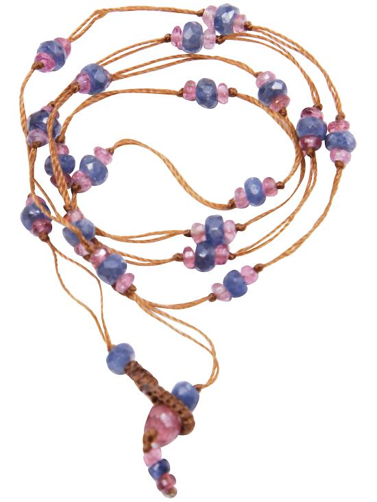 25SS SHARING 목걸이/팬던트 52LODSAPHTORM CORRUNDUM BLUE PINK TOURMALINE - OTHER BRANDS