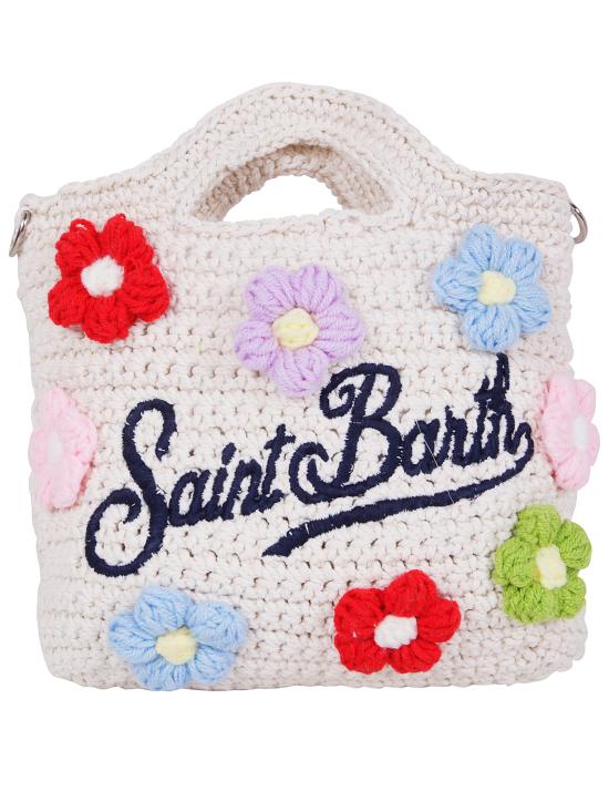 25SS [키즈] 세인트바쓰 토트백 CRO0006 04221H 01 FLOWERCOL PATCH EMBROIDERED