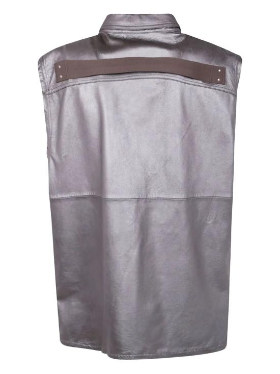 25SS 릭 오웬스 베스트 RR01E5708 LBAM 68 GUNMETAL - RICK OWENS