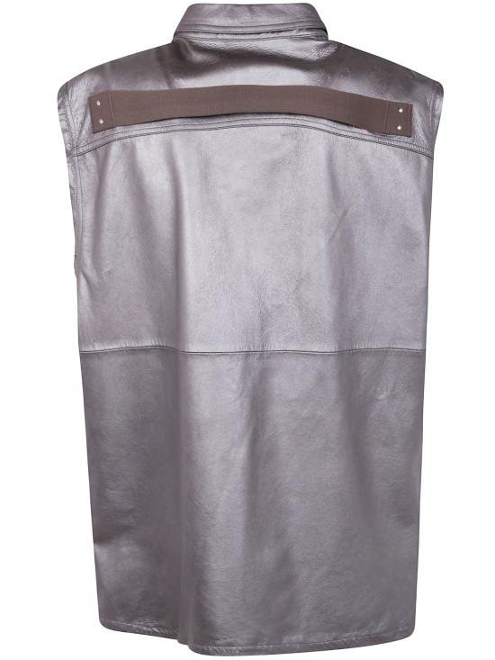 25SS 릭 오웬스 베스트 RR01E5708 LBAM 68 GUNMETAL - RICK OWENS