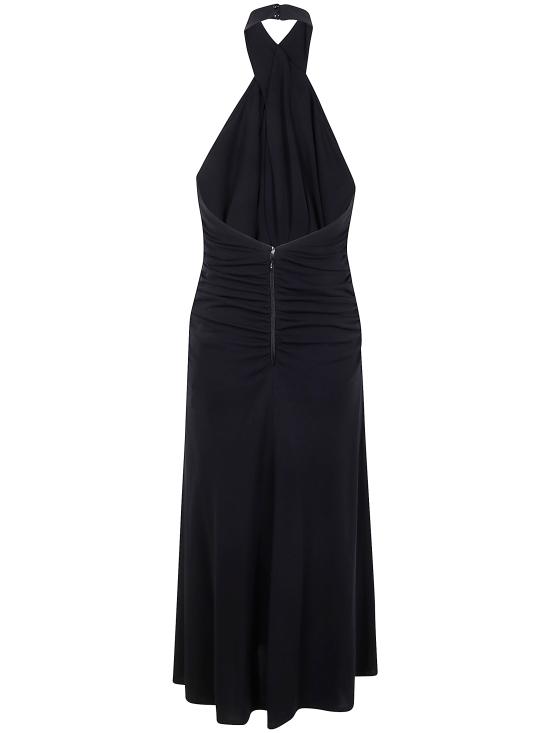25SS 엘리자베타프랜치 롱 원피스 AB71952E2 110 BLACK - ELISABETTA FRANCHI