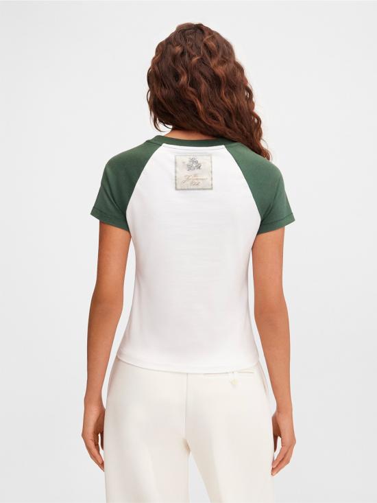 25SS 자크뮈스 반팔 티셔츠 251JS205 2031 050 MULTI GREEN - JACQUEMUS