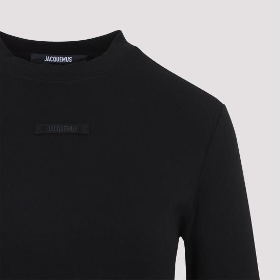 25SS 자크뮈스 긴팔 티셔츠 24E241JS155 2031 990 BLACK - JACQUEMUS