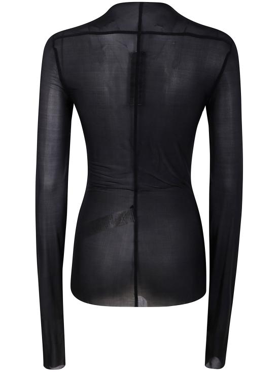 25SS 릭 오웬스 긴팔 티셔츠 RO01E7265 BZ 09 BLACK - RICK OWENS