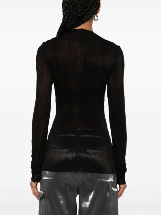 25SS 릭 오웬스 긴팔 티셔츠 RO01E7265 BZ 09 BLACK - RICK OWENS