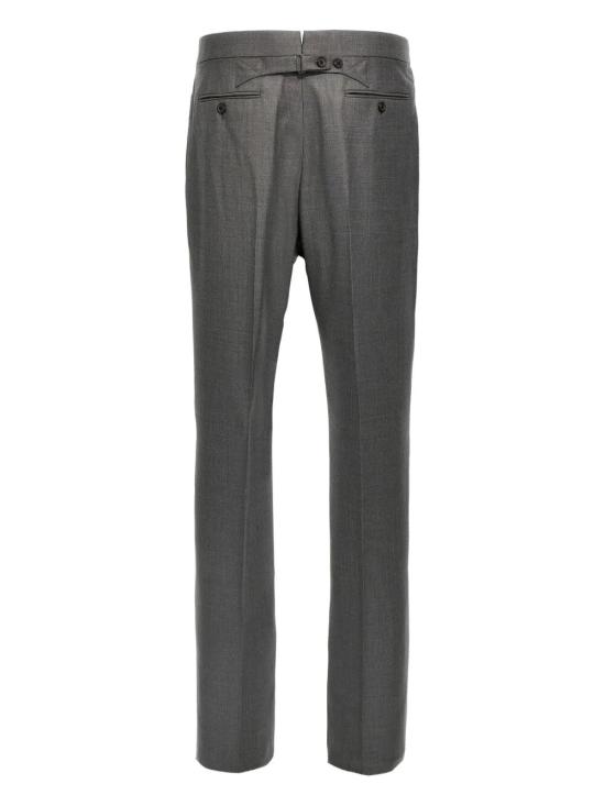 25FW 톰브라운 스트레이트 팬츠 MTC001A 00626 097 035 MED GREY - THOM BROWNE