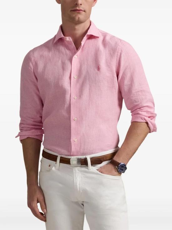 25SS 폴로 랄프로렌 긴팔 셔츠 710 968971 003 PINK WHITE - POLO RALPH LAUREN
