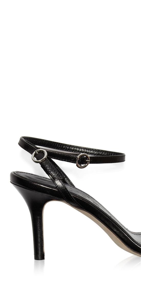  에이드 힐/펌프스 Aeydē Hallie 가죽 힐  블랙 - AEYDE