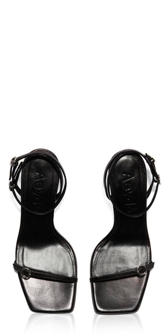  에이드 힐/펌프스 Aeydē Hallie 가죽 힐  블랙 - AEYDE