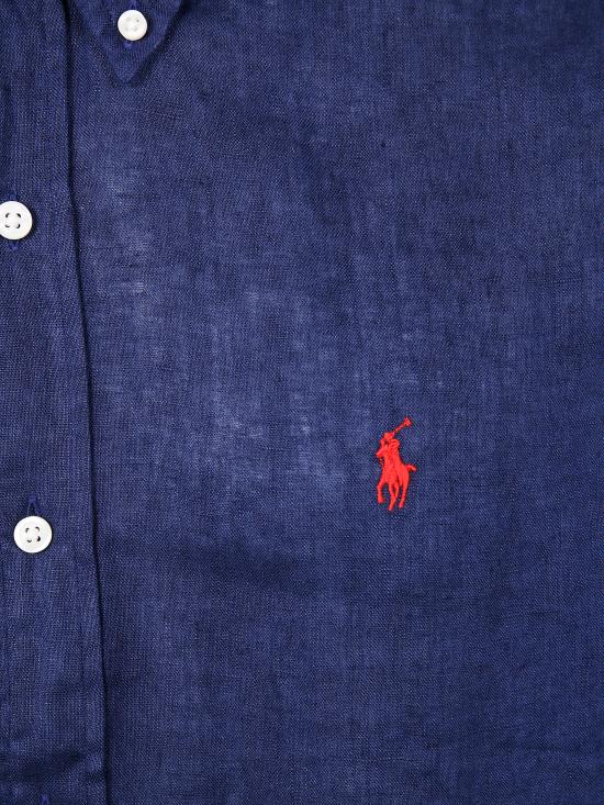  폴로 랄프로렌 커스텀 핏 리넨 셔츠 710 966294 006 NEWPORT NAVY - POLO RALPH LAUREN