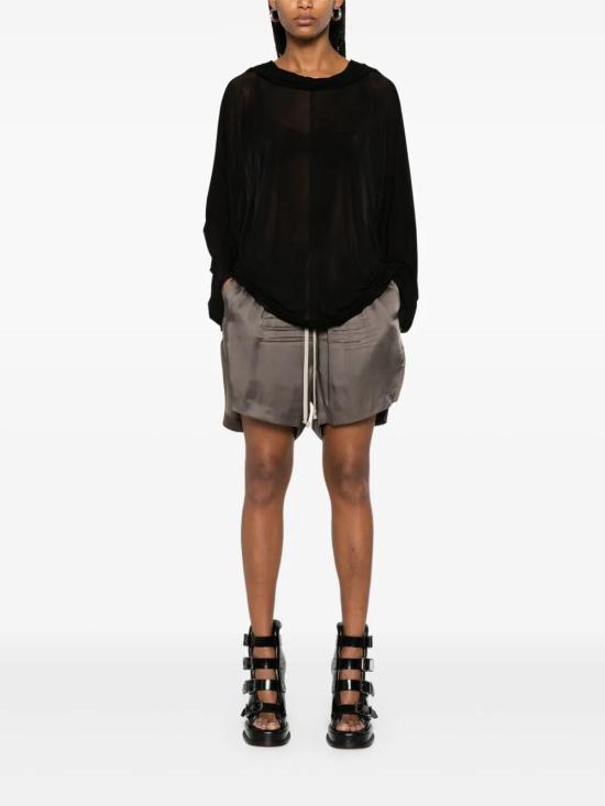 25SS 릭 오웬스 반팔 티셔츠 RO01E7285 BZ 09 BLACK - RICK OWENS