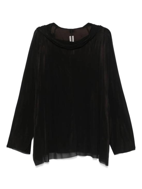 25SS 릭 오웬스 반팔 티셔츠 RO01E7285 BZ 09 BLACK - RICK OWENS