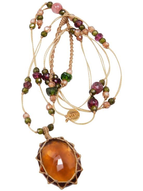 25SS SHARING 목걸이/팬던트 STIB VV HONEY QUARTZ - OTHER BRANDS