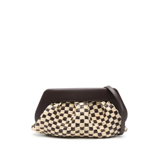 25SS The-moirè 클러치/파우치 TMSS25EMRMWP 109 EBONY BROWN NEUTRALS