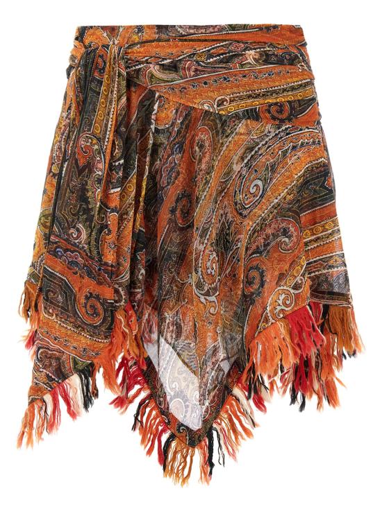 25SS 이자벨마랑 롱 스커트 JU0350FAC2J06I11OR Orange