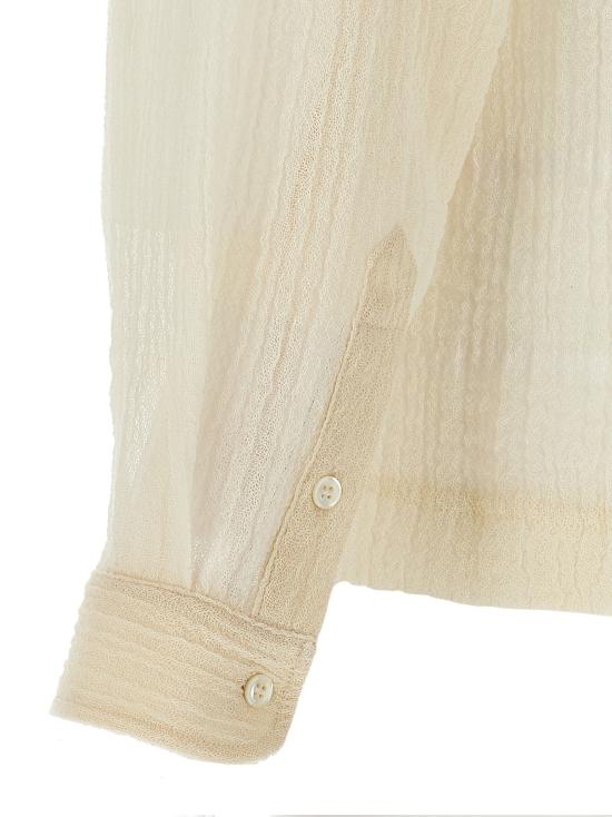 25SS 세퍼 긴팔 셔츠 MSS25JAGOUOLDWHITEPLEAT Beige - SEFR