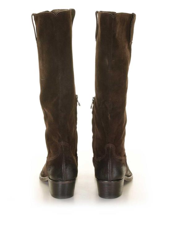  킵 부츠 7758CAM01CAMOSCIOTMORO DARK BROWN - KEEP