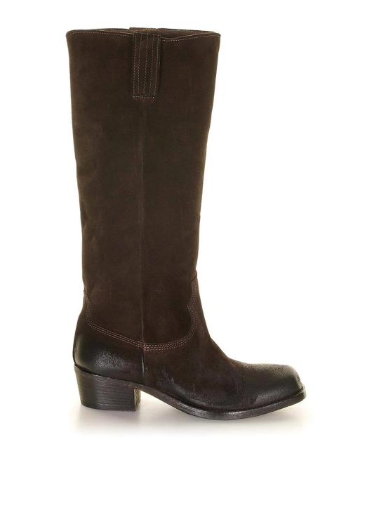  킵 부츠 7758CAM01CAMOSCIOTMORO DARK BROWN