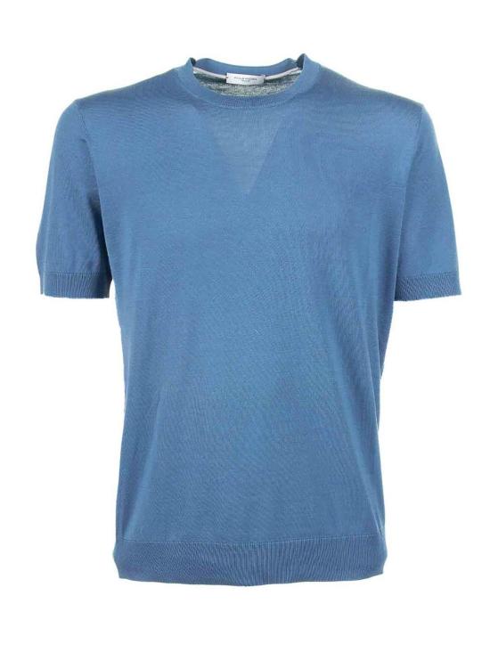  파올로 페코라 반팔 티셔츠 A010F2006634 Blue