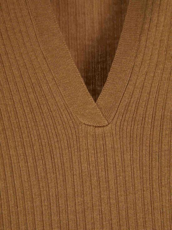 24FW 막스마라 숏팬츠 242136611160055 Silk 45 Cashmere 003camel Brown - MAX MARA