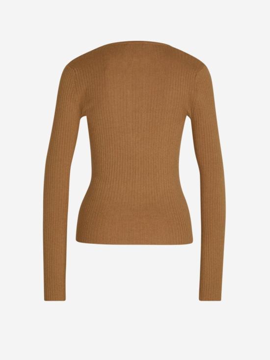 24FW 막스마라 숏팬츠 242136611160055 Silk 45 Cashmere 003camel Brown - MAX MARA