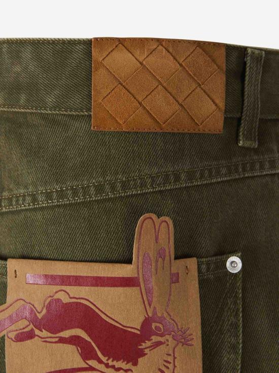 25SS 보테가베네타 데님 팬츠 824658V5DV0 4056CAPER STONE WASHED GREEN - BOTTEGA VENETA