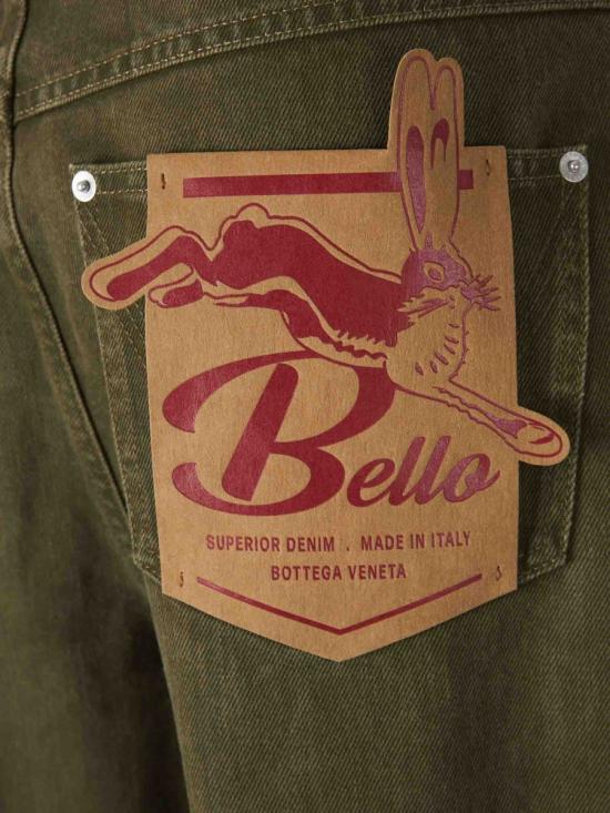 25SS 보테가베네타 데님 팬츠 824658V5DV0 4056CAPER STONE WASHED GREEN - BOTTEGA VENETA